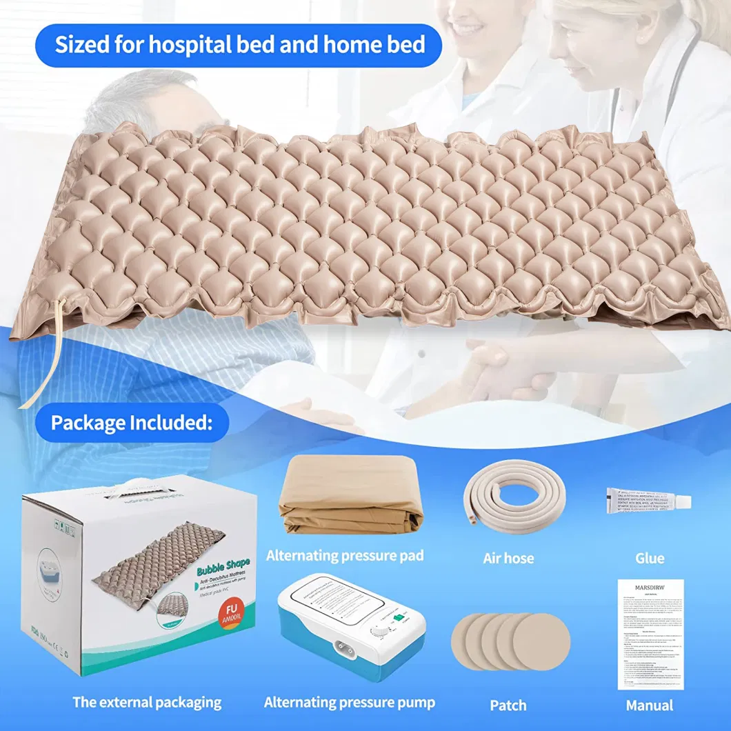 High Quality Anti-Decubitus Air Pressured Medical Bedsore Mattress with Quiet Air Pump